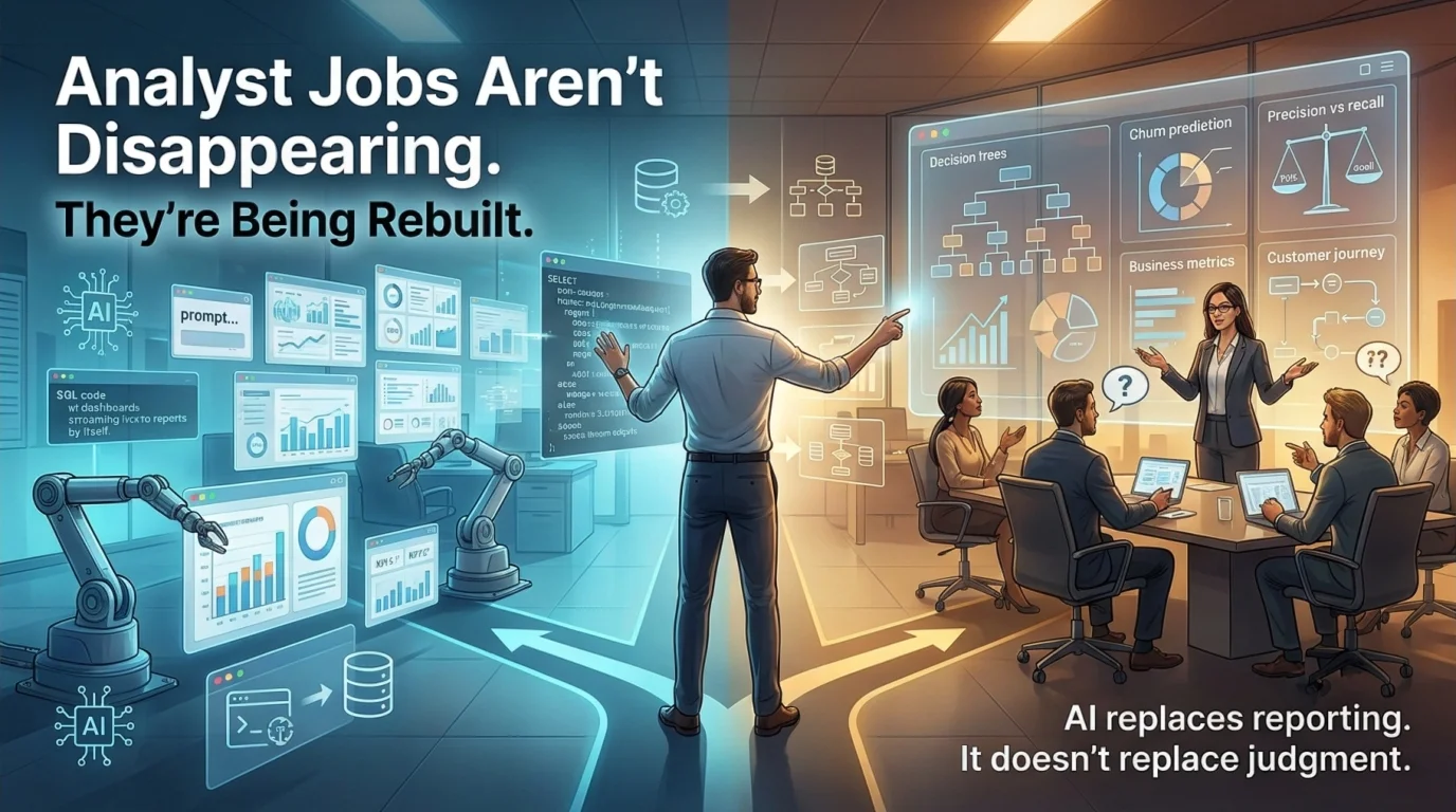 Analyst Jobs Aren't Disappearing, They're Being Rebuilt